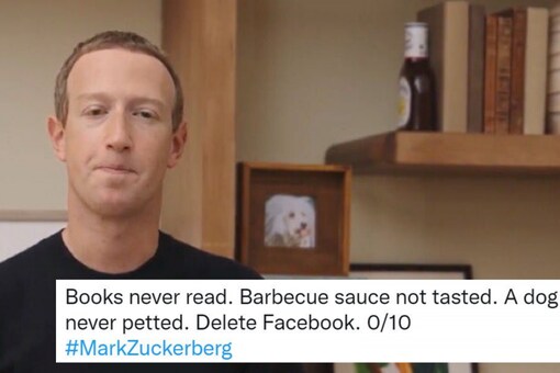 Why Is There q Sauce On Mark Zuckerberg S Bookshelf Internet Wants To Know