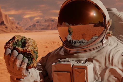 Rocket engines departing Mars are currently planned to be fuelled by methane and liquid oxygen (LOX). (Credits: Shutterstock)