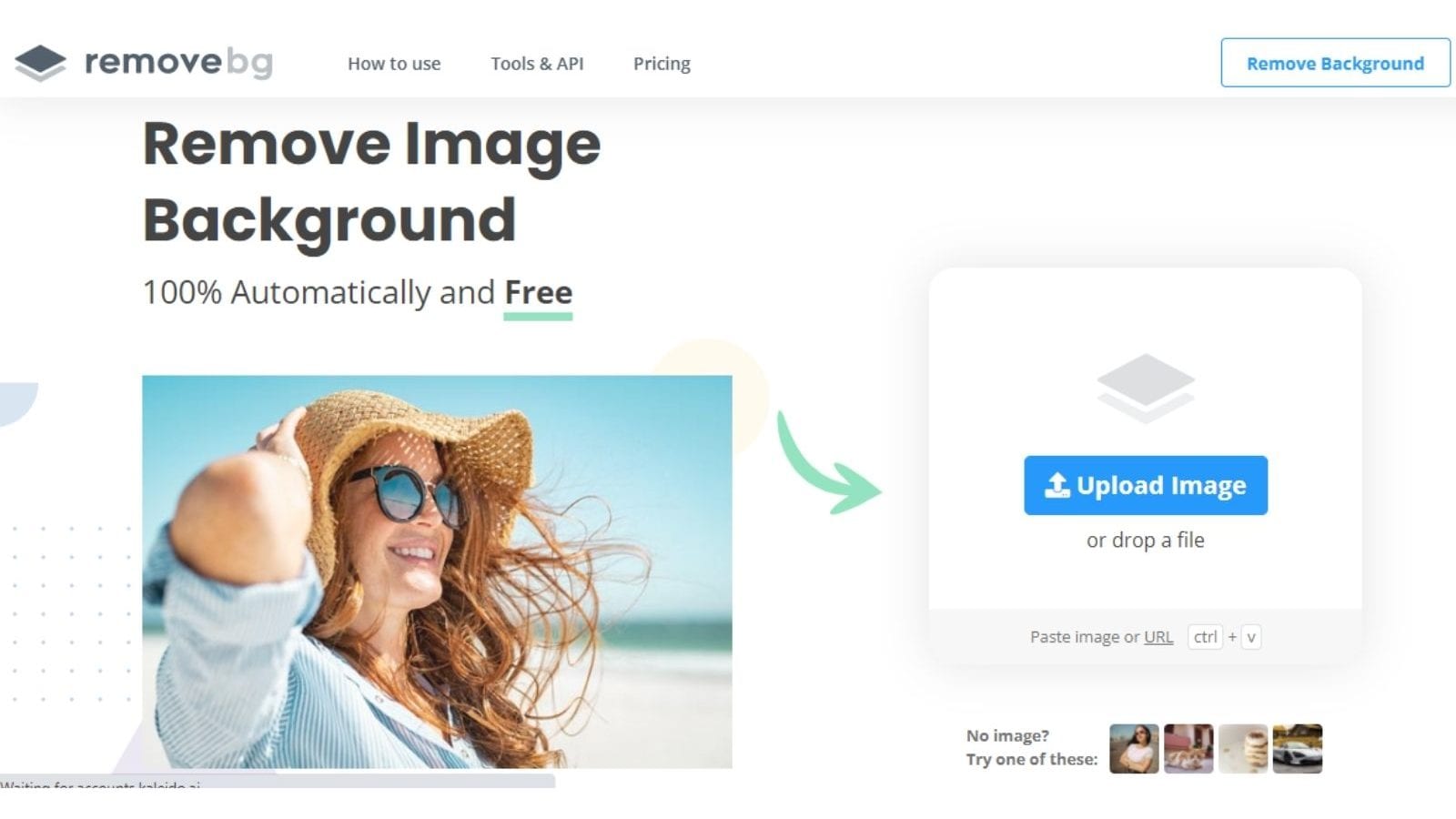 Remove Background AI image eraser bg free online for Photos