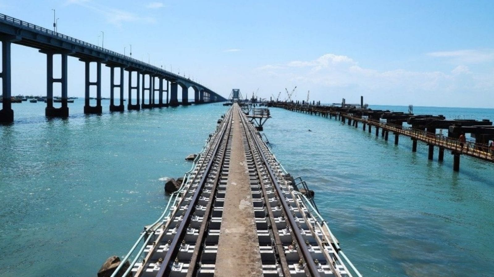 IN PICS Ashwini Vaishnaw Shares Visuals of 'New and Improved' Pamban