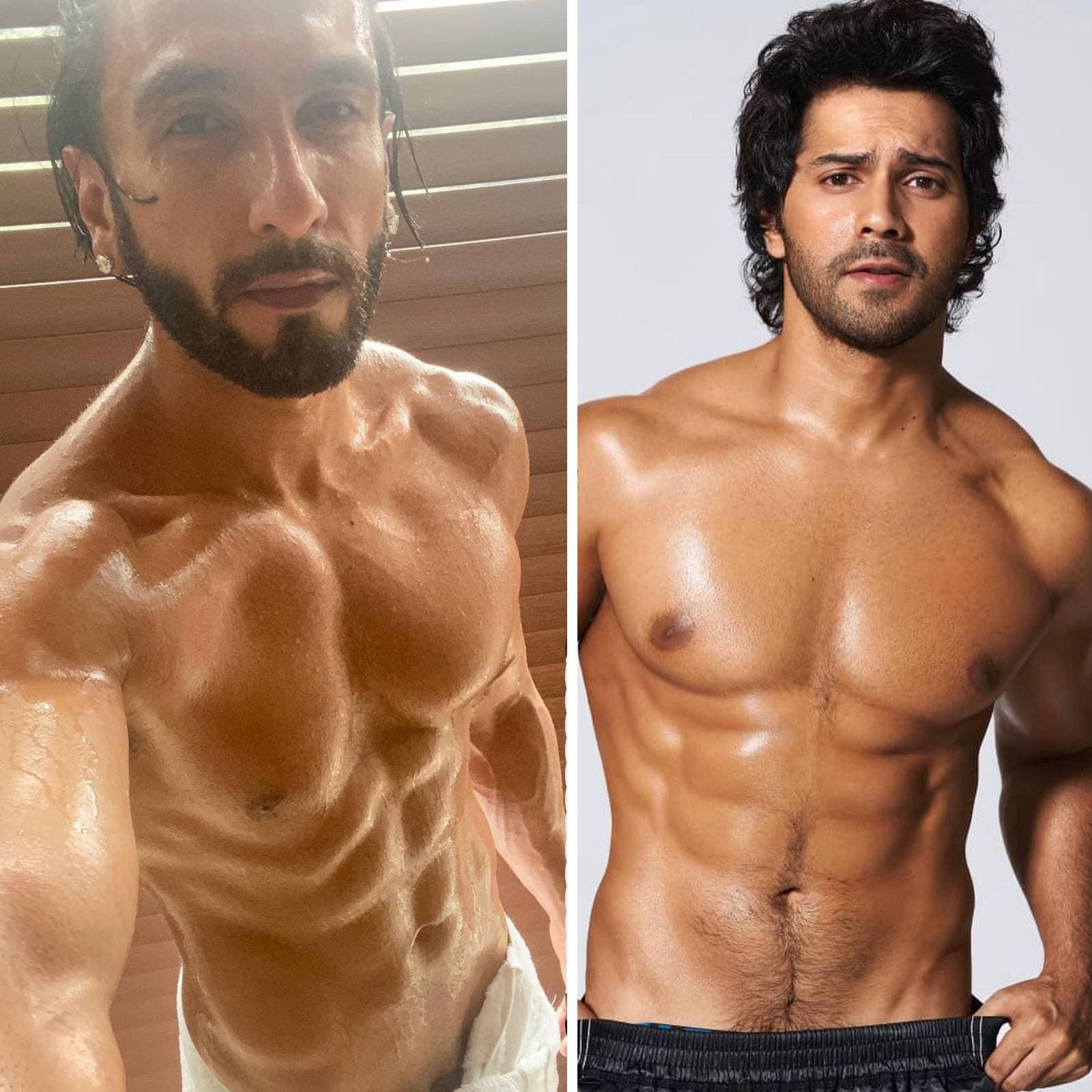 1600px x 1600px - Ranveer Singh, Varun Dhawan, Tiger Shroff And Other Actors Flaunt Their  Bare Bodies, Take A Look - News18