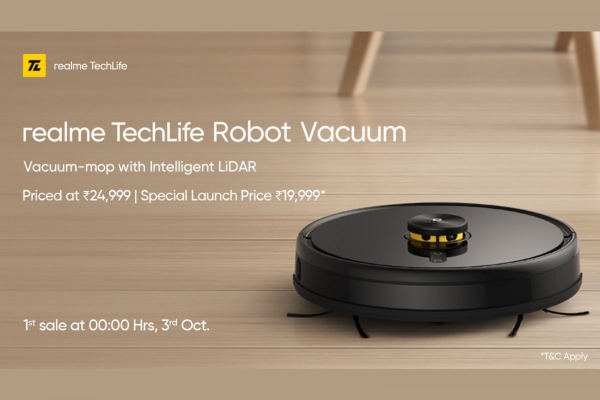 realme robot vacuum price