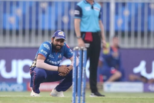 Rohit Sharma was not a happy man after MI's loss to DC (BCCI/IPL)