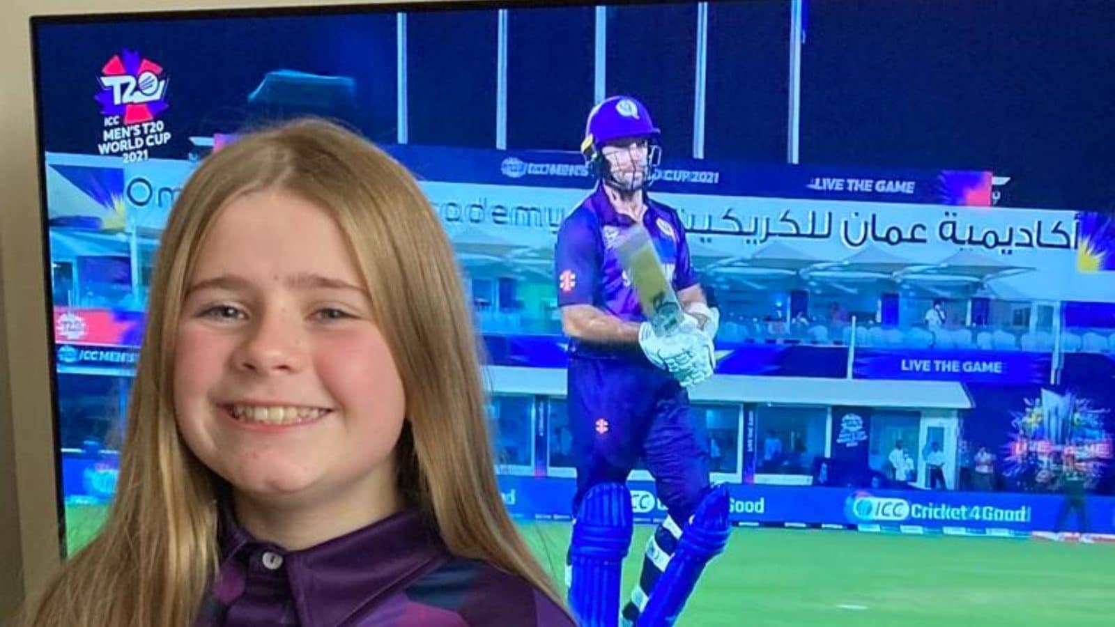 T20 World Cup: Scotland Cricket Team’s Jersey Designer is a 12-year-old Girl