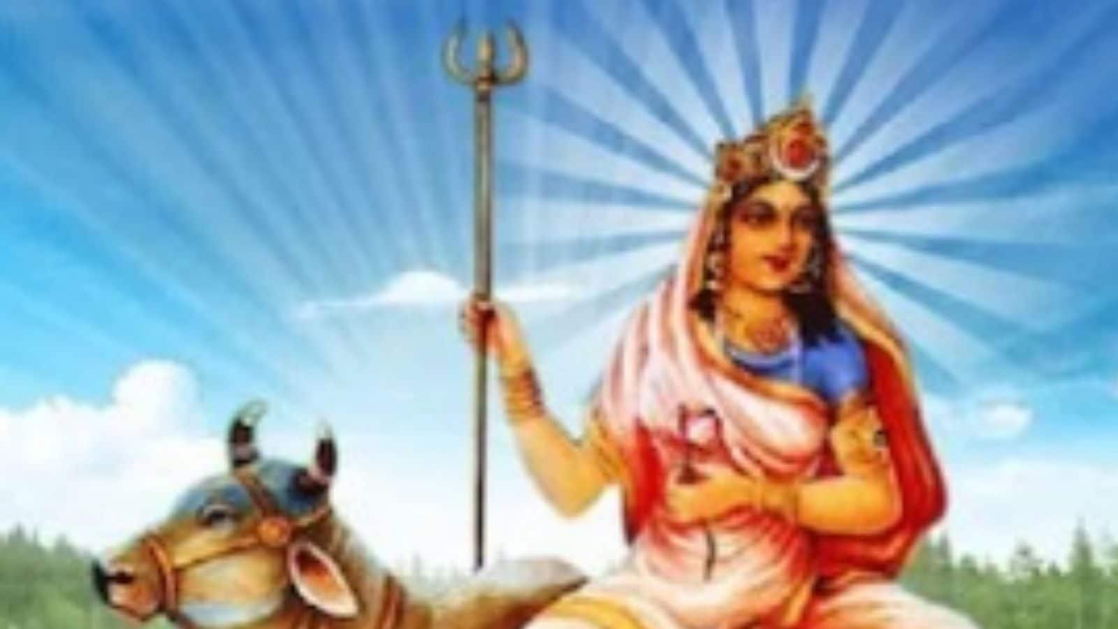 Navratri 2021 Day 1 Date Colour Mata Shailputri Mantra Puja Vidhi Ghatasthapana Mantras 7878