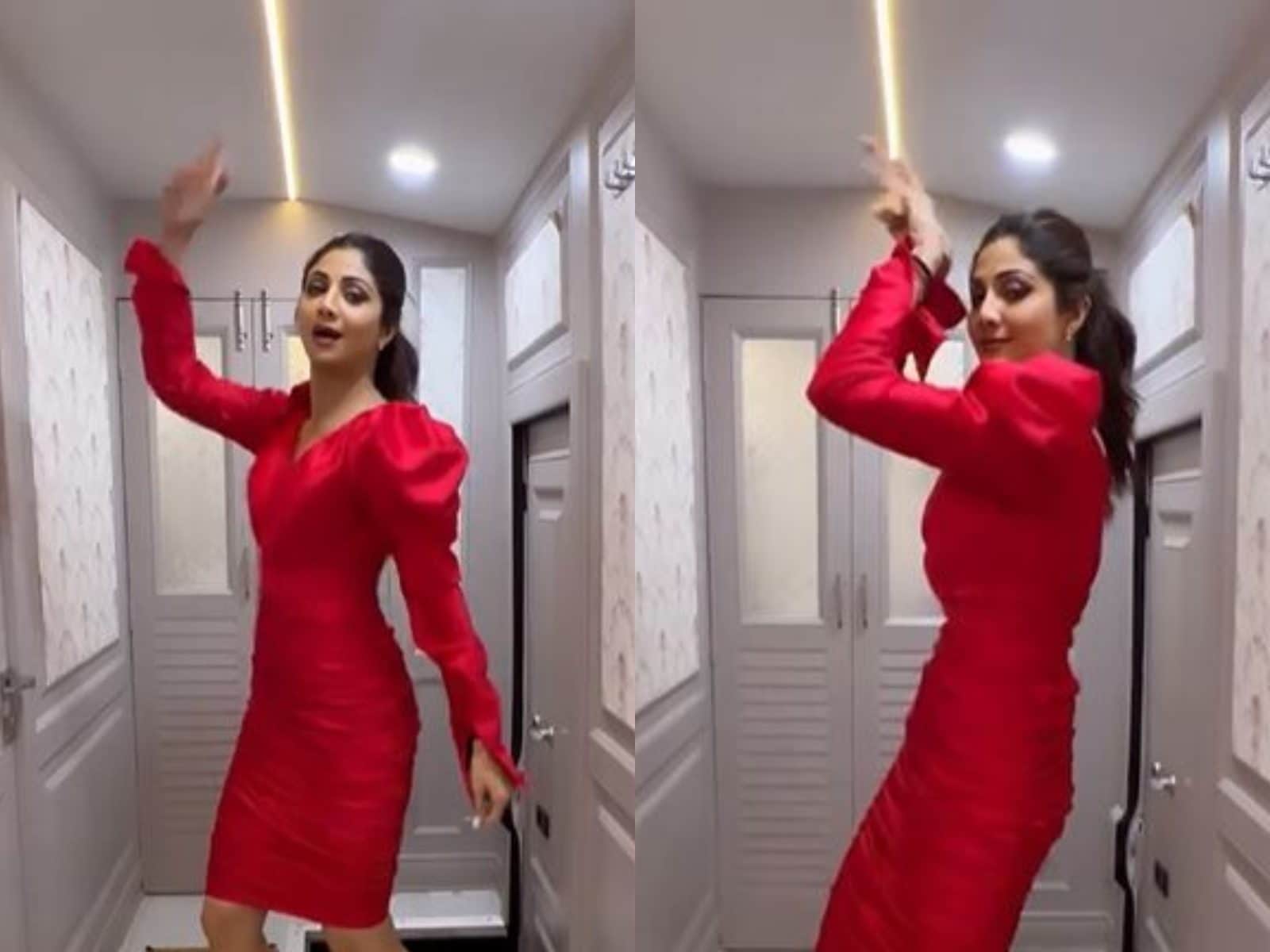 Shilpa Shetty Sex Video - Shilpa Shetty Flaunts Her Quirky Dance Moves as She Joins Viral Instagram  Trend, Watch Video