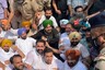 Lakhimpur Kheri Incident: Sidhu, Other Cong Leaders Hold Protest Outside Punjab Governor's House