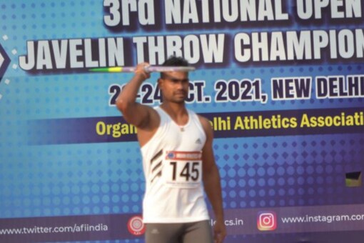 Javelin thrower Kishore Kumar Jena (Twitter)