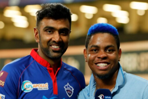 Delhi Capital's Ravichandran Ashwin and Shimron Hetmyer (IPL/BCCI)