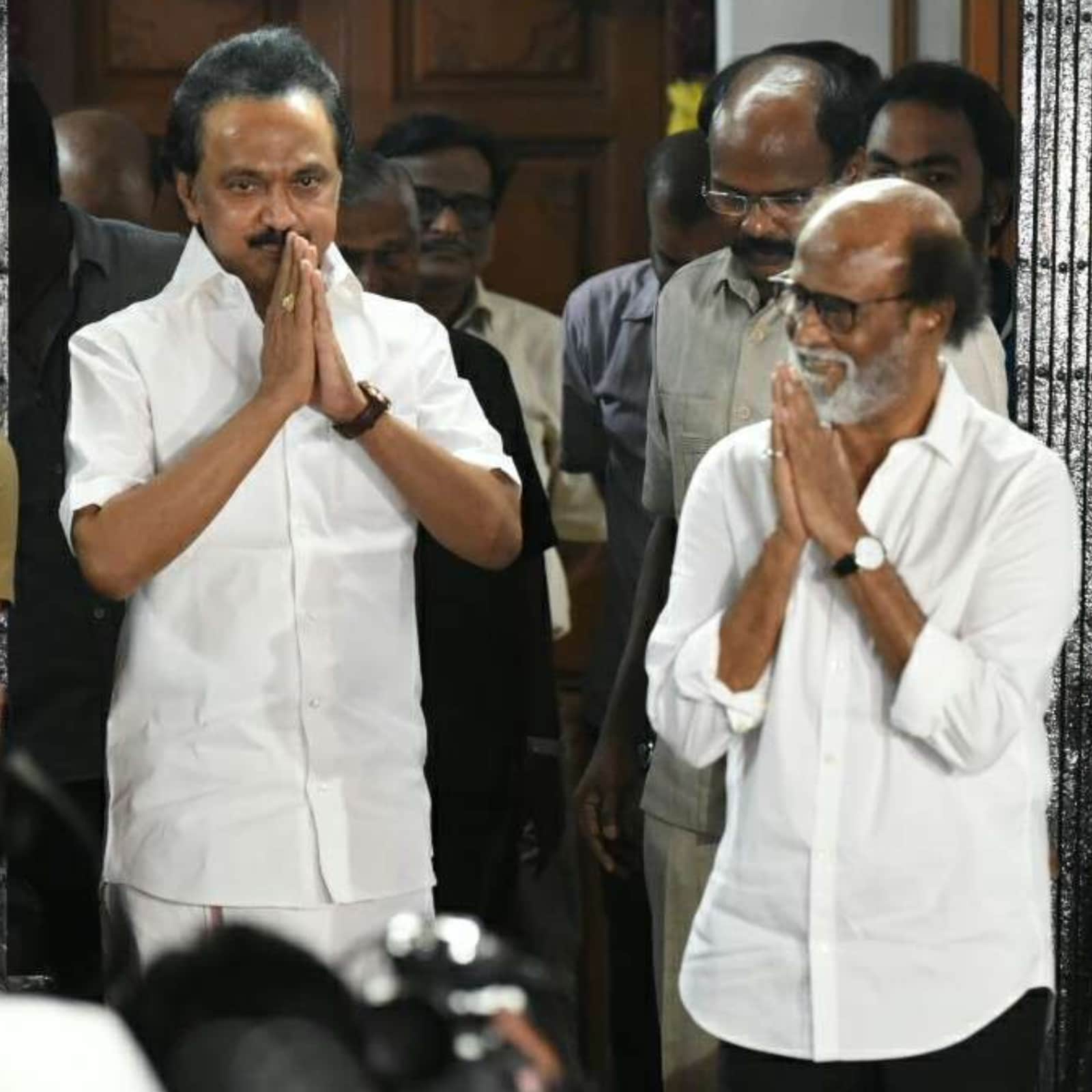 Tamil Nadu Cm Mk Stalin Visits Rajinikanth At Hospital In Chennai See Pics