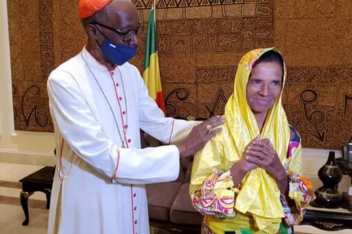 Gloria Cecilia Narváez was taken hostage in 2017 while working as a missionary in Koutiala (Credits: Twitter/
Jose Manuel Acevedo)