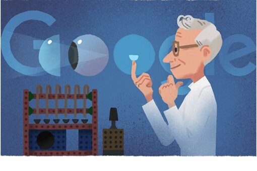 In 1961, Wichterle, a glasses wearer himself, produced the first soft contact lenses with a DIY apparatus. (Image: Google.com)
