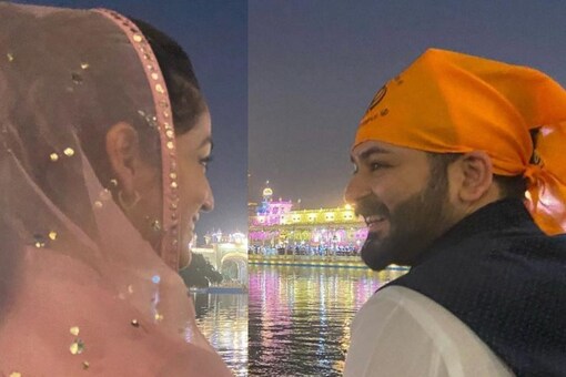 Yami Gautam shares pics with husband Aditya Dhar from Golden Temple. (Photo: Instagram)