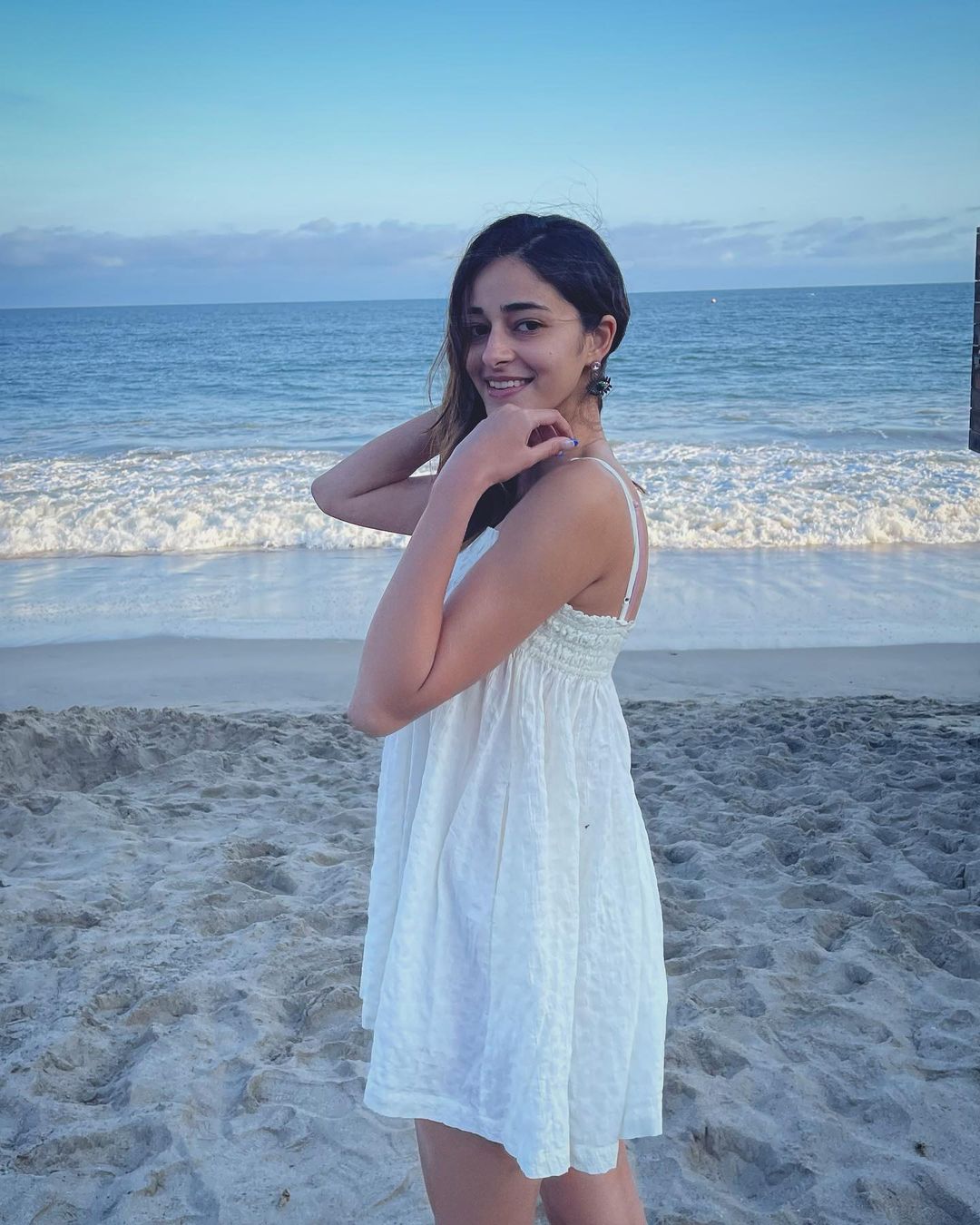 Ananya Panday Looks Breathtaking In Blue Bikini As She Enjoys The Sunset See Her Sexiest Beach