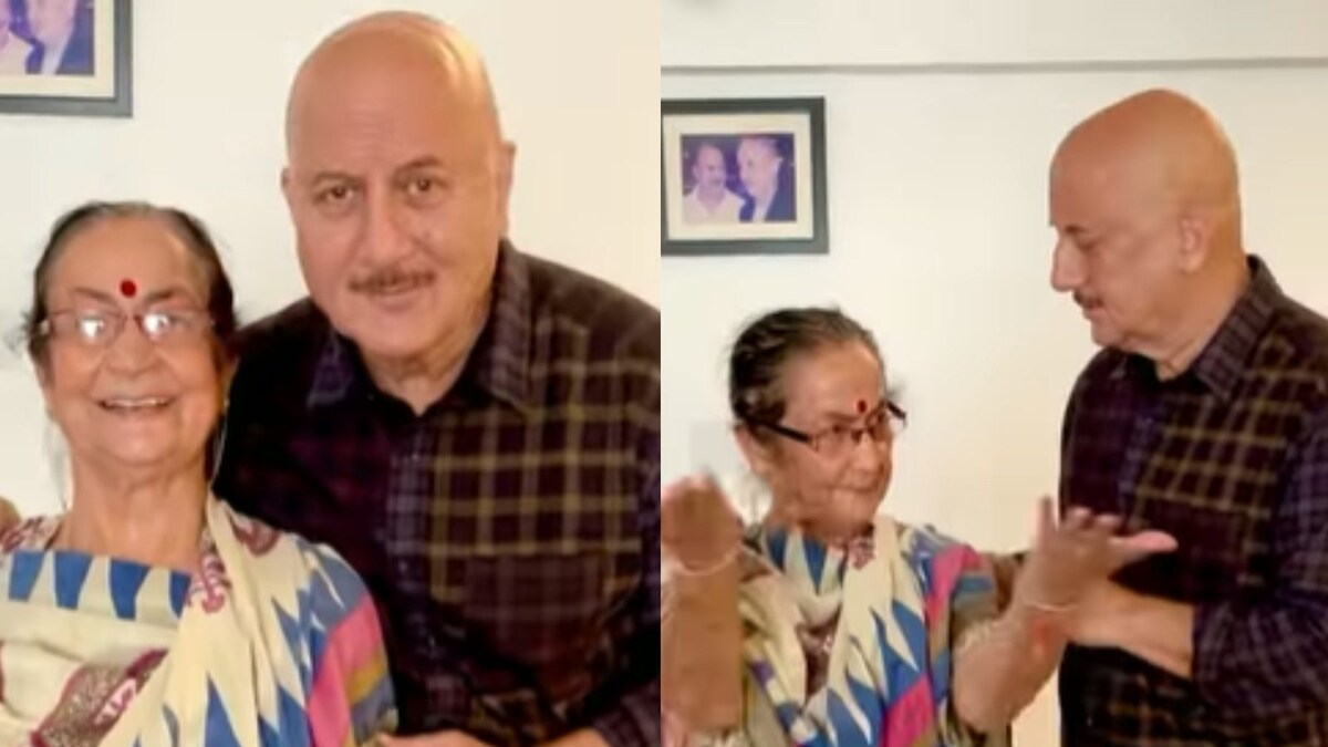 Anupam Kher Asks Mom Dulari to Pose for Pics; She Yells 'Tu Badnaam Kar ...