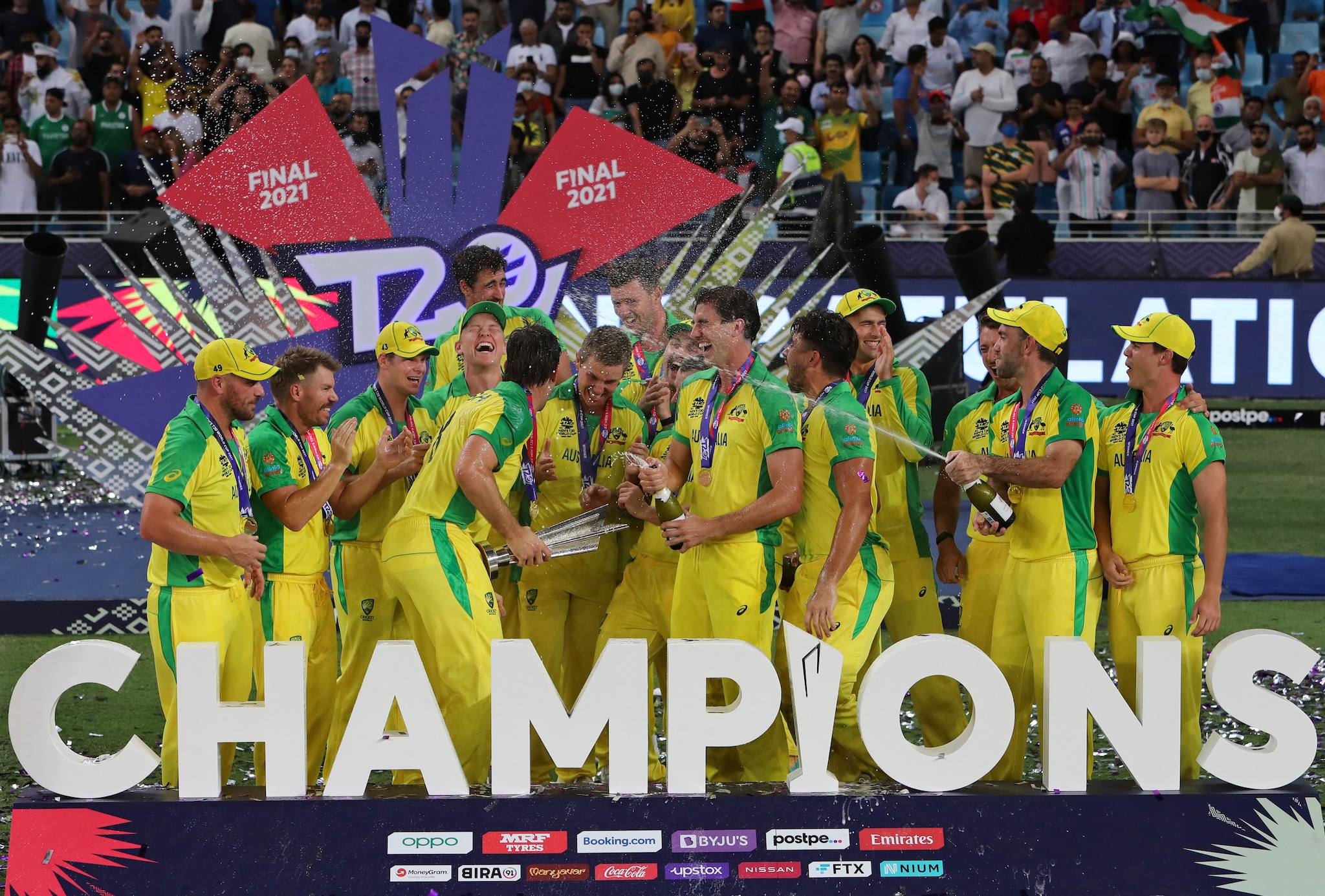 T20 World Cup 2021 Final in Pictures: Australia Beat New Zealand to Win ...