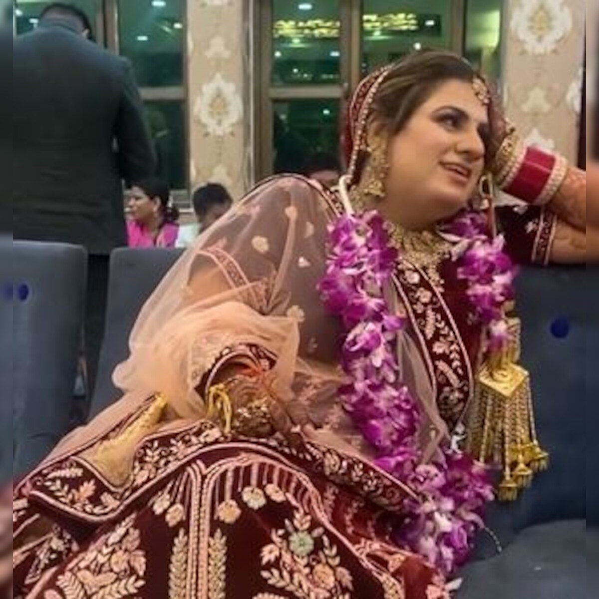 WATCH: Tired Bride Cannot Wait to Slip into Night Suit after Wedding Rituals