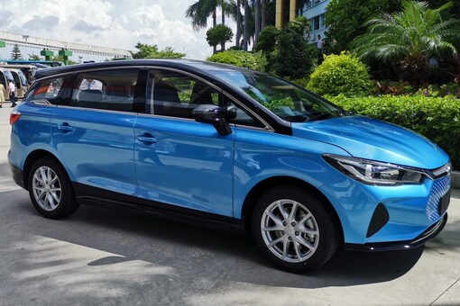 BYD India's MPV, the all-electric e6, was launched earlier this month. (Image: BYD India)