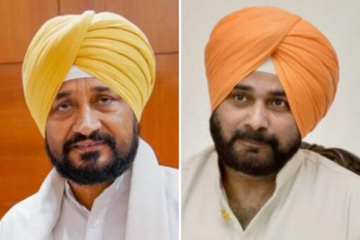 Both Chief Minister Charanjit Singh Channi and PCC chief Navjot Singh Sidhu are contenders for the CM face. (Image: PTI/File)