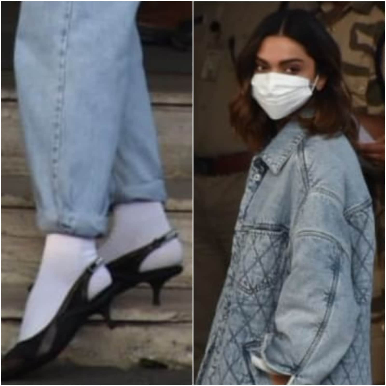 Deepika Padukone Pairs Heels with Socks 