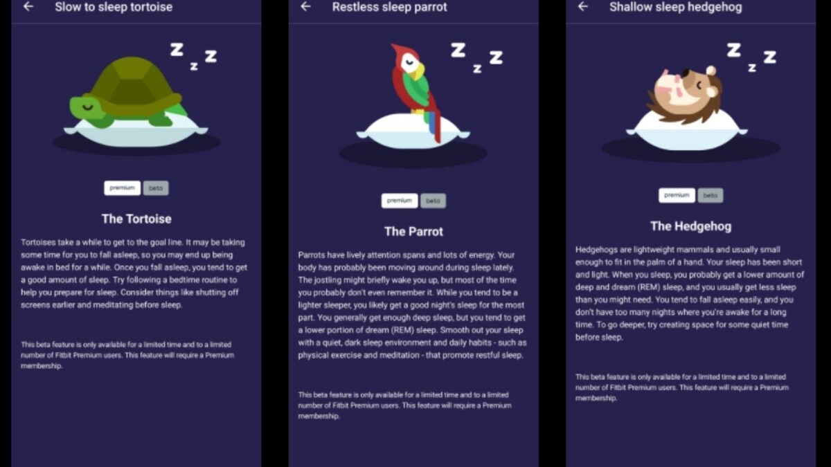 Fitbit Wants Its Users to Improve Their Sleep With New 'Sleep Animals' Feature