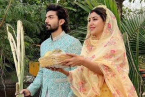 Debina Bonnerjee, Gurmeet Choudhary Celebrate Chhath Puja, See Pics