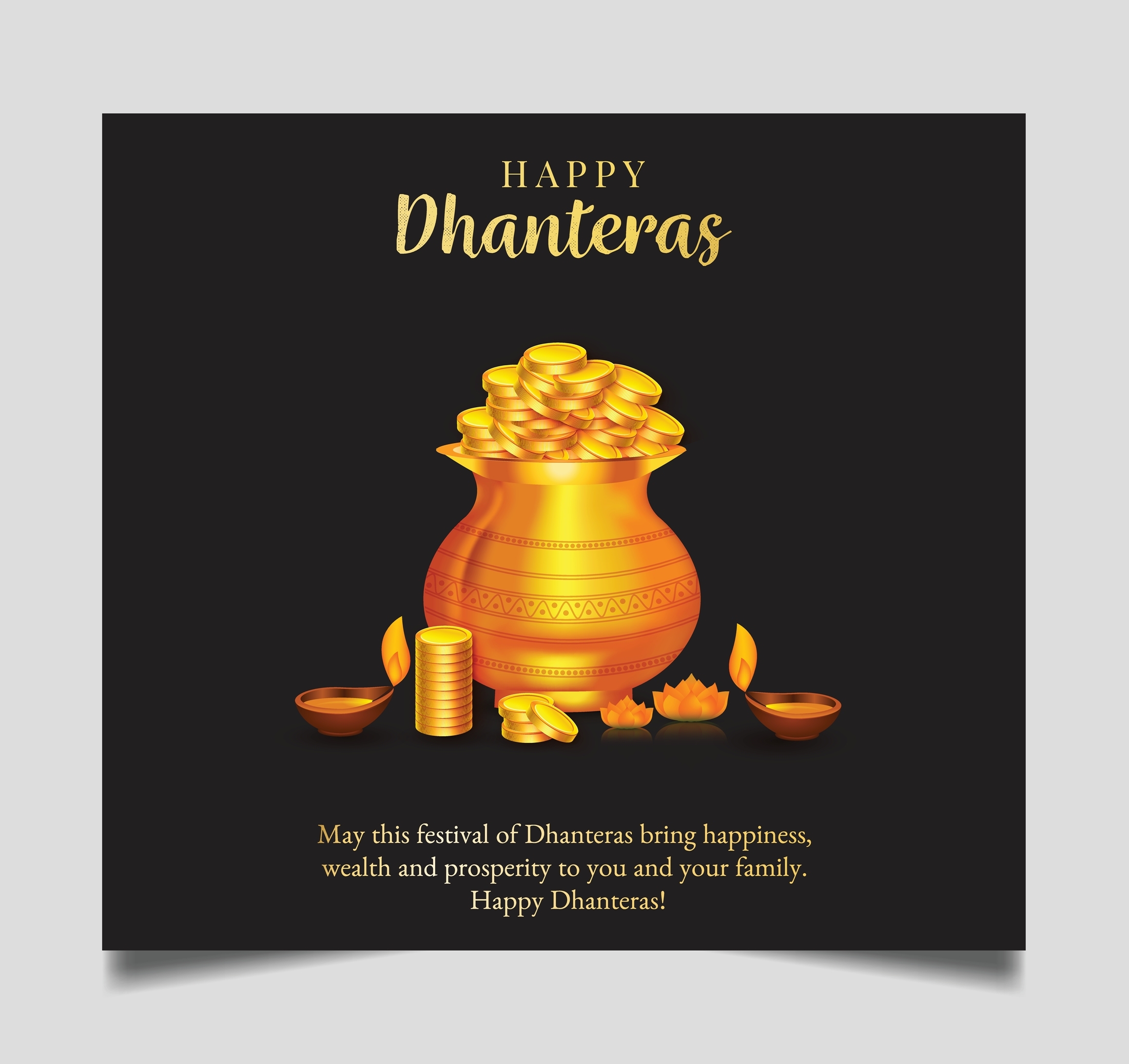 Happy Dhanteras 2021: Images, Wishes, Quotes, Messages and WhatsApp Wishes  to Share on Dhantrayodashi - Bharat Times English News