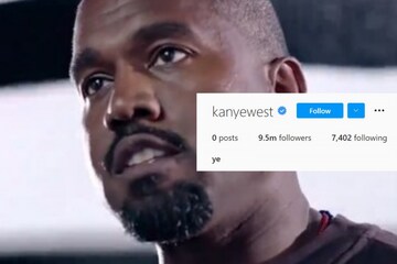 Kanye West completely wipes his Instagram account, again