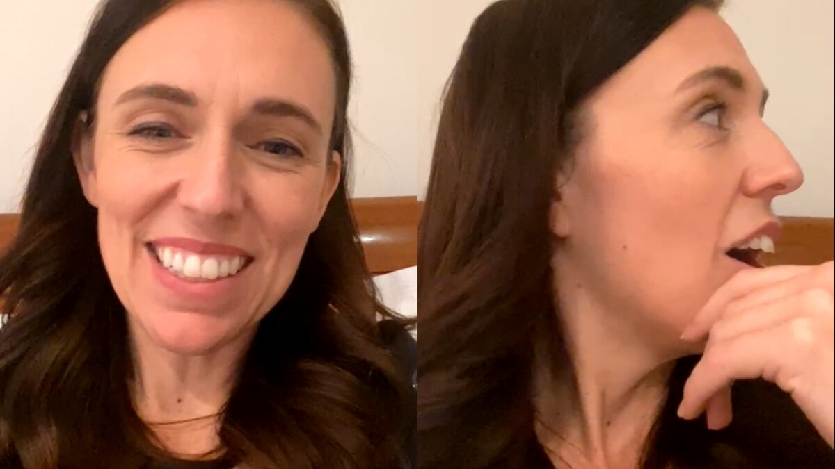 New Zealand Prime Minister Jacinda Ardern Gets Interrupted by Daughter