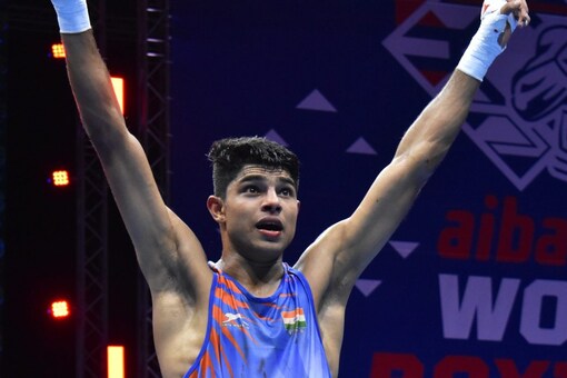 Nishant Dev advanced to Boxing World Championships quarters. (BFI Photo)