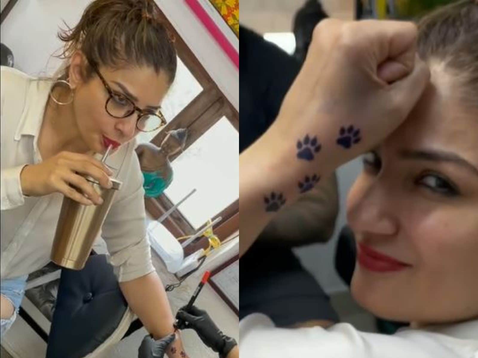 Anchor Sree Mukhis Arabic Tattoo Goes Viral On Social Media southcolors