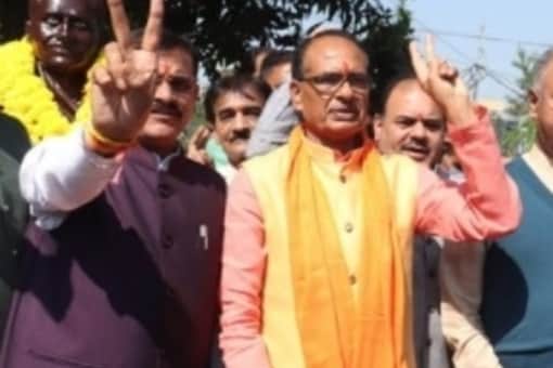 Chief minister Shivraj Singh Chouhan also desperately needed these wins as the ruling BJP in Madhya Pradesh, despite a high-voltage campaign, had lost the Damoh bypolls earlier this year. Pic/Twitter