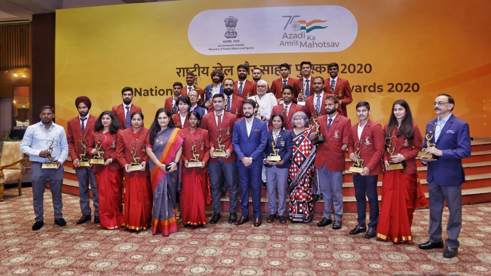 Trophies Handed To Last Year's National Sports Awards Winners - News18