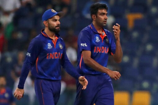 India's Virat Kohli and Ravichandran Ashwin (AP)