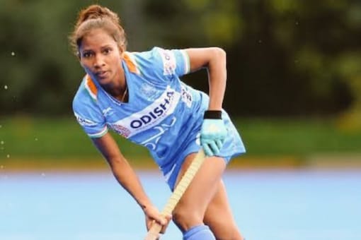 Indian hockey player Salima Tete (Twitter)