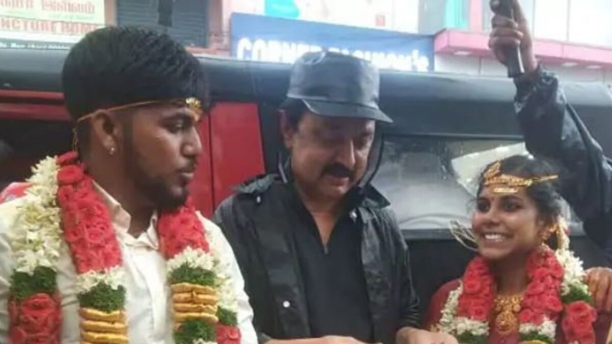 CM Stalin Halts to Greet Newly-Wed Couple in Chennai Amidst Flood Inspection