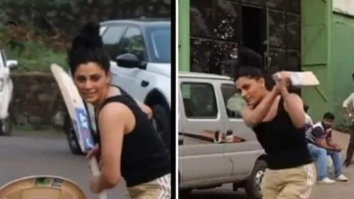 Actor Saiyami Kher Shows Cricketing Talent on Sets of Breathe, Harsha Bholgle Reacts