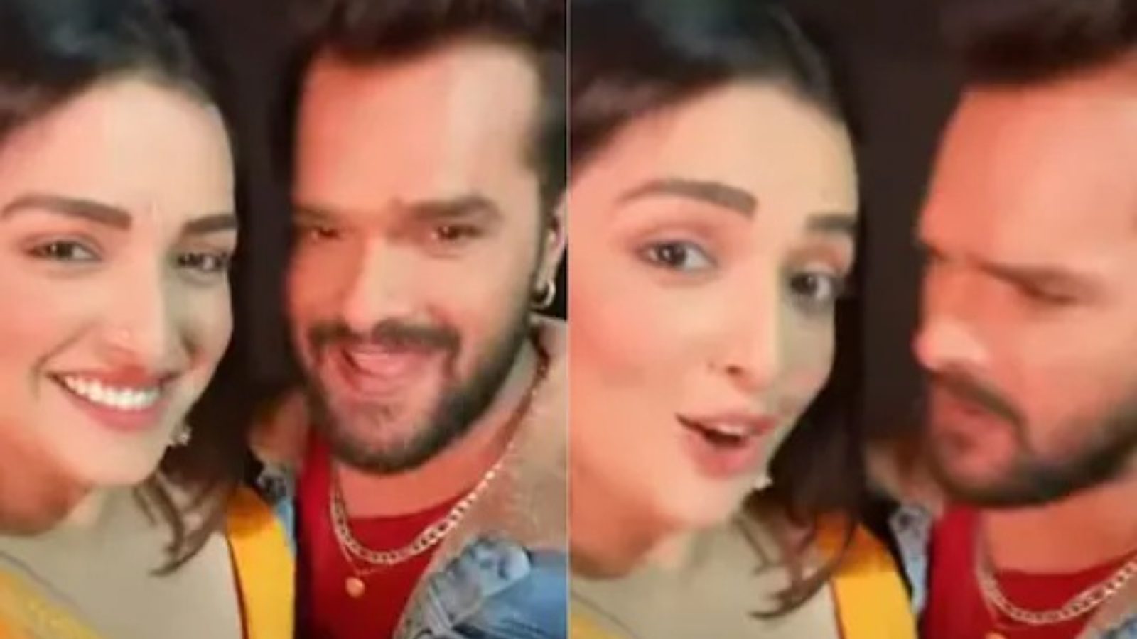 भोजपुरी YouTube सनसनी आम्रपाली दुबे ने डोली साजा के रखना सेट से पहली रील पोस्ट की