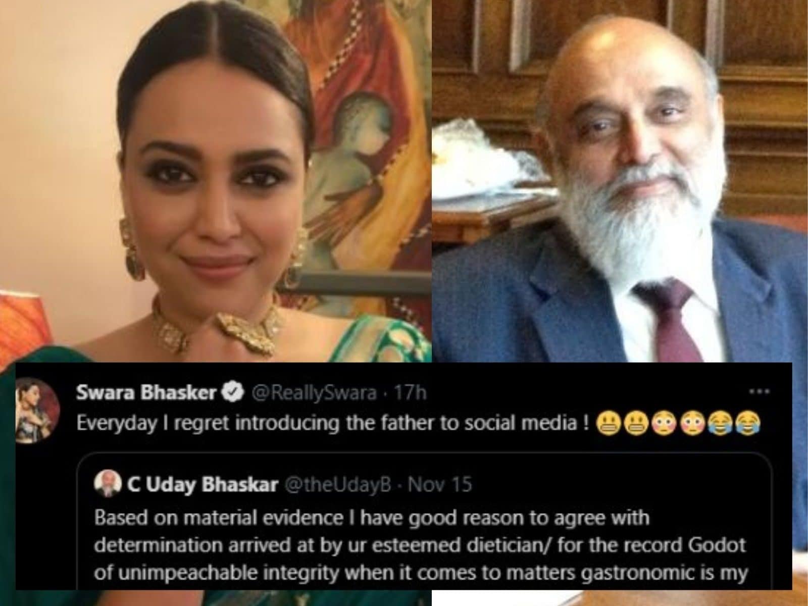 Swara Bhasker's Instant Regret after Introducing Dad to Social Media is All  of Us - News18