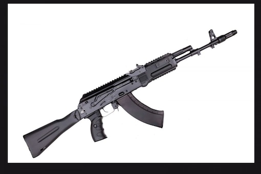 The joint venture is also expected to explore the possibility of exporting the AK 203 Kalashnikov rifles. (Image: ANI Twitter)