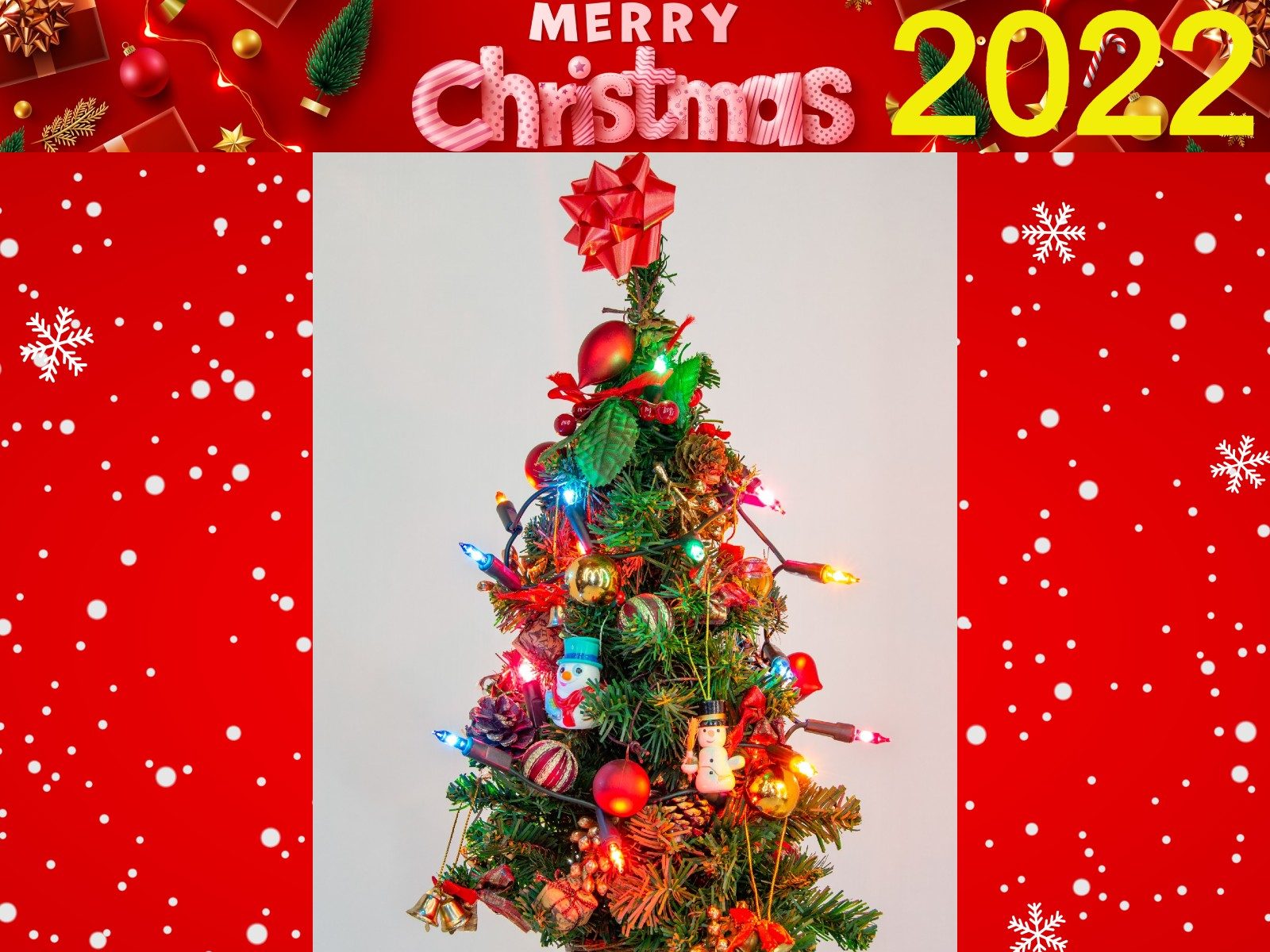 new year tree wallpaper 2022