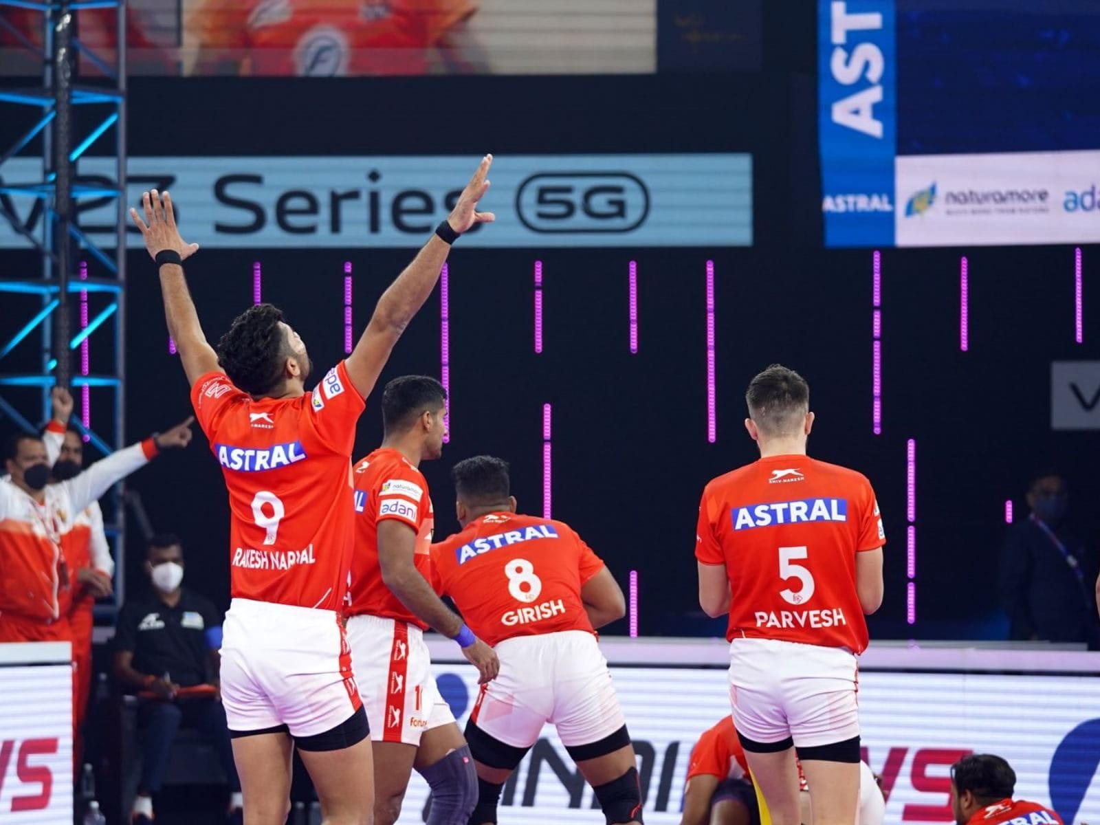 PKL: Girish Maruti Ernak, Parvesh Bhainswal Help Gujarat Giants Beat Jaipur Pink Panthers 34-27