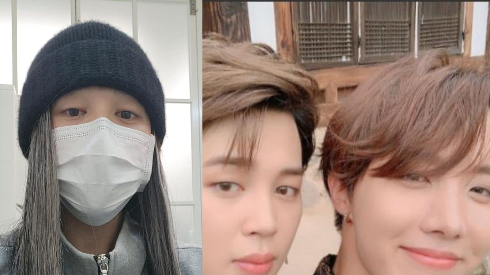 BTS: Jimin Shares Picture Of Getting Silver Hair Extensions, J-Hope ...