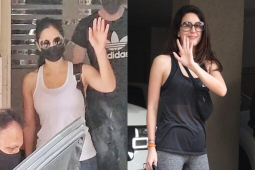 Katrina Kaif gets clicked at gym while her sister Isabelle arrives at her home. (Photos: Viral Bhayani)