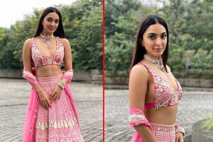 Kiara Advani Paints A Picture Of Elegance In Pink Lehenga, Check Out The Diva's Sexy Pictures