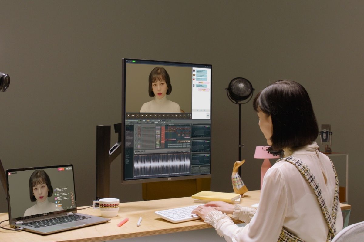 In Photos: Check Out LG's DualUp Monitor With A Tall Aspect Ratio For ...