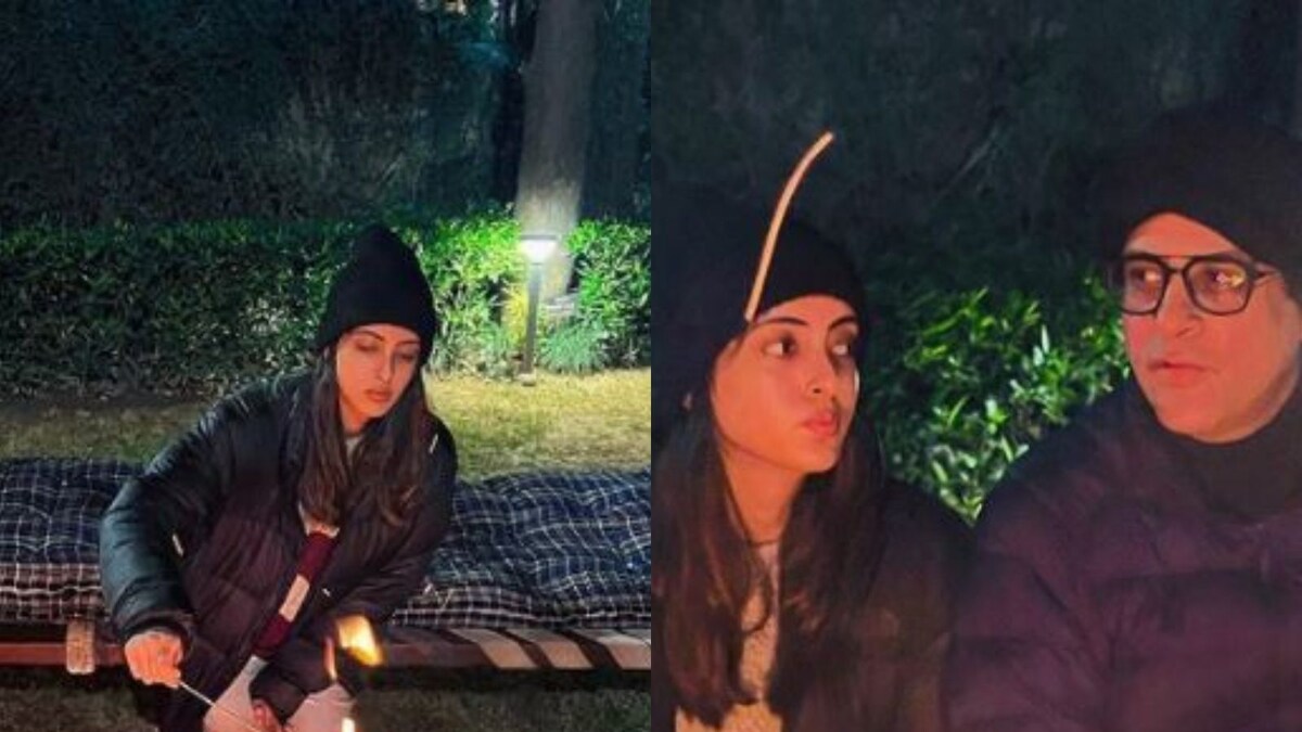 Navya Nanda Relishes the Winter Season in Delhi With Her Family Around a Desi Bonfire