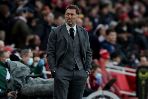 Ralph Hasenhuettl says the vaccination rate in his club is nearly 100 per cent. (AP Photo)