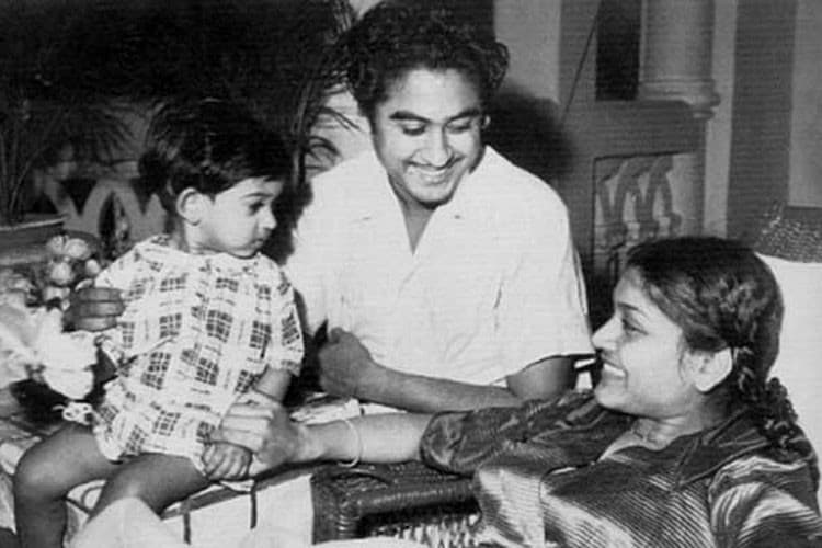 Kishore Kumar's first wife was Bengali singer and actress Ruma Guha Thakurta.