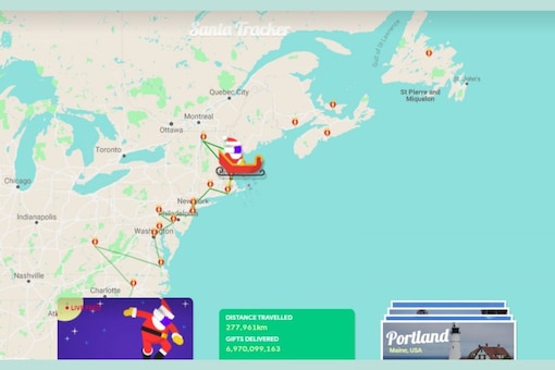 Tracker santa Chat with
